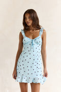 Holding Me Close Mini Dress Blue