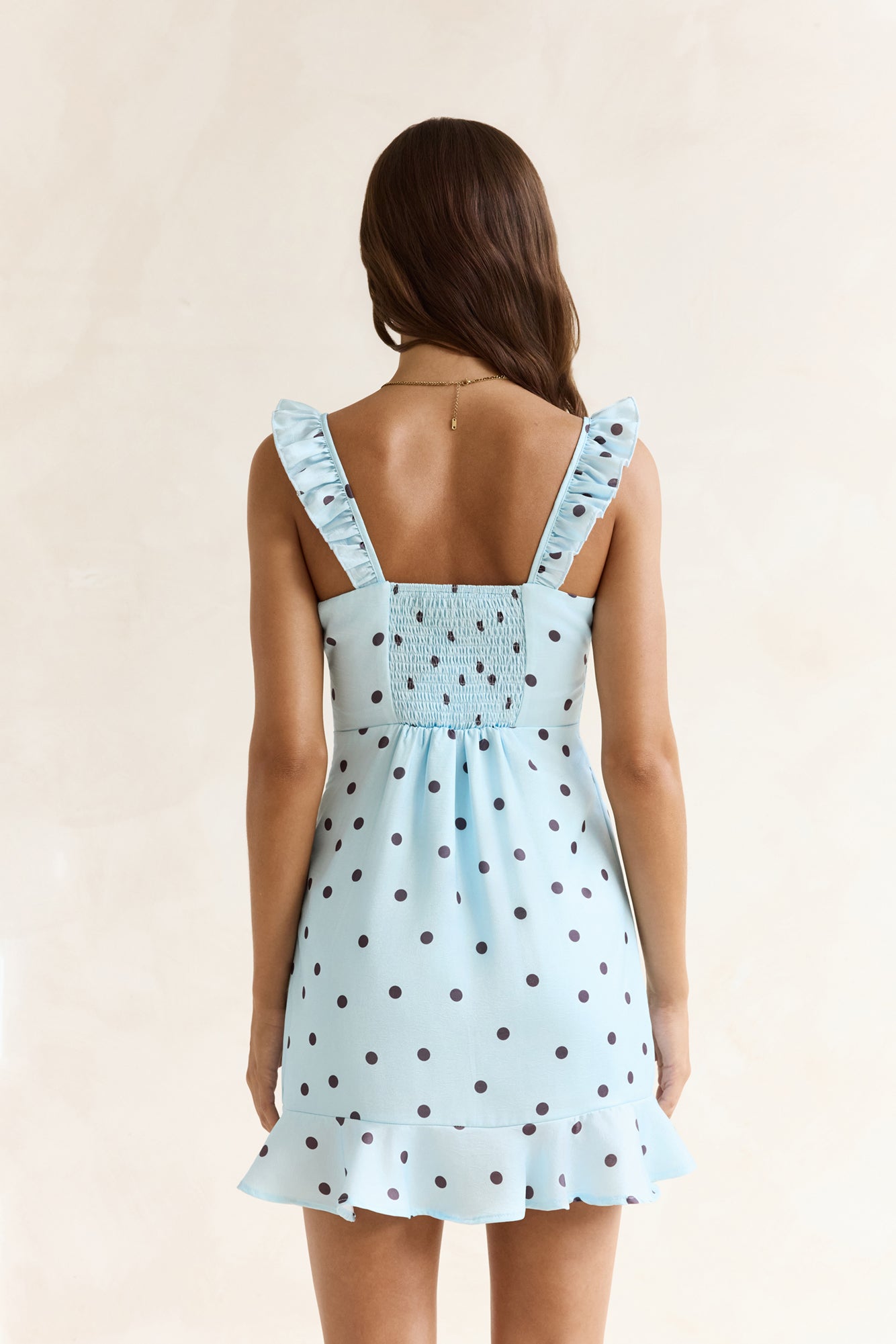 Holding Me Close Mini Dress Blue