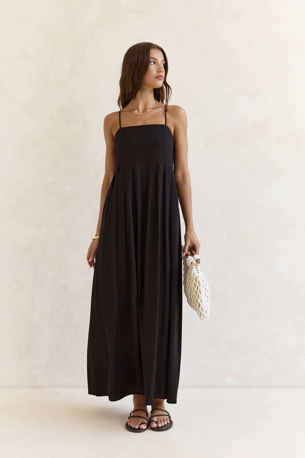 Highrise Skies Maxi Dress Black