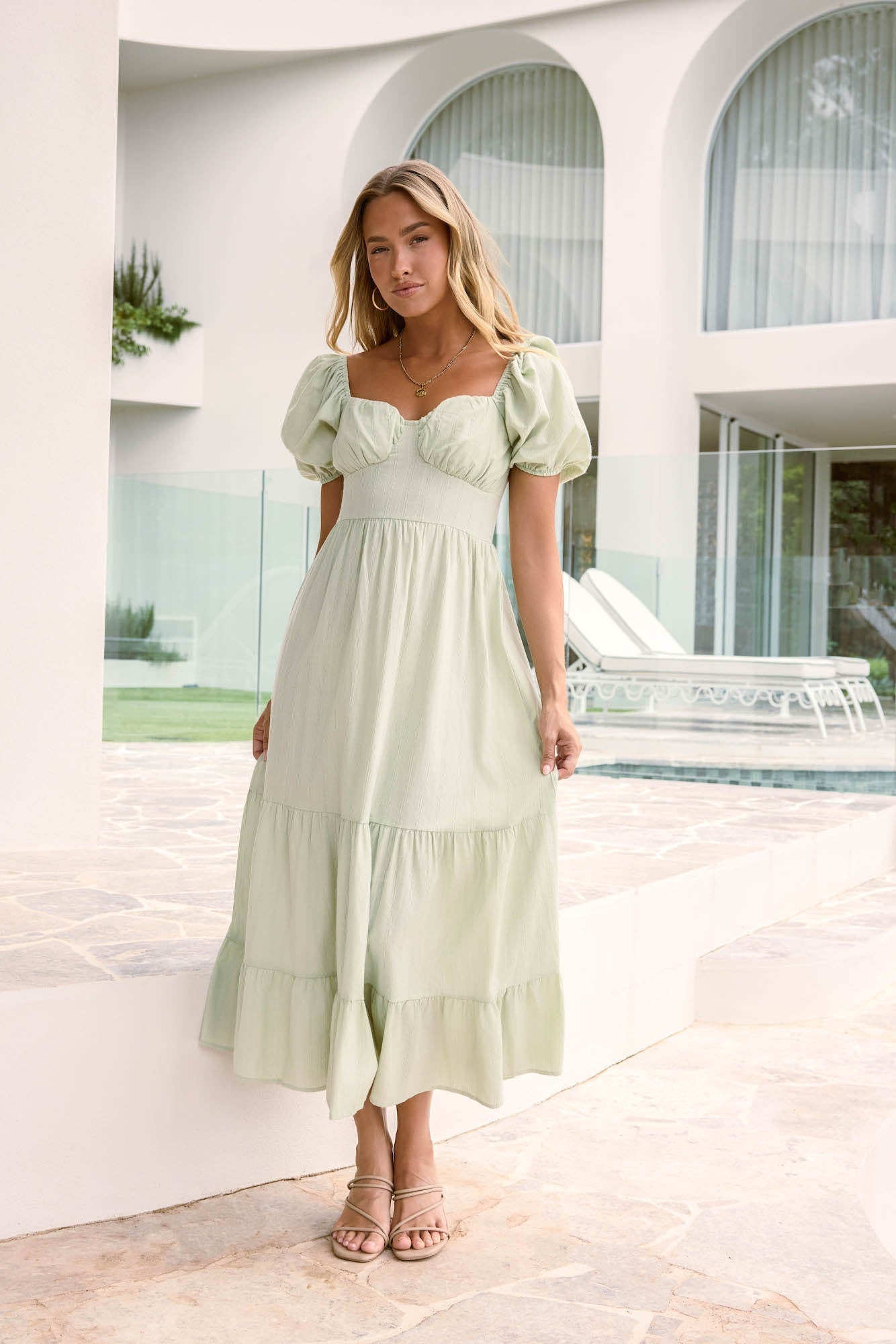 Summer Road-trip Maxi Dress Sage