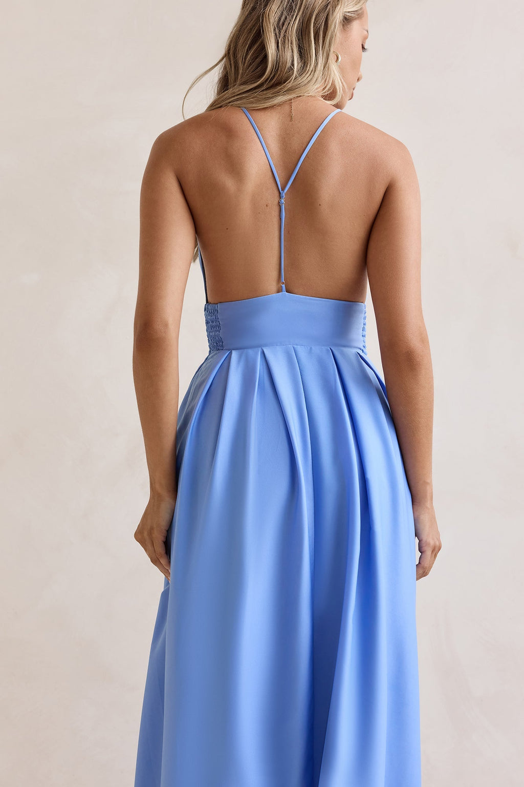 Secret Strolls Maxi Dress Blue