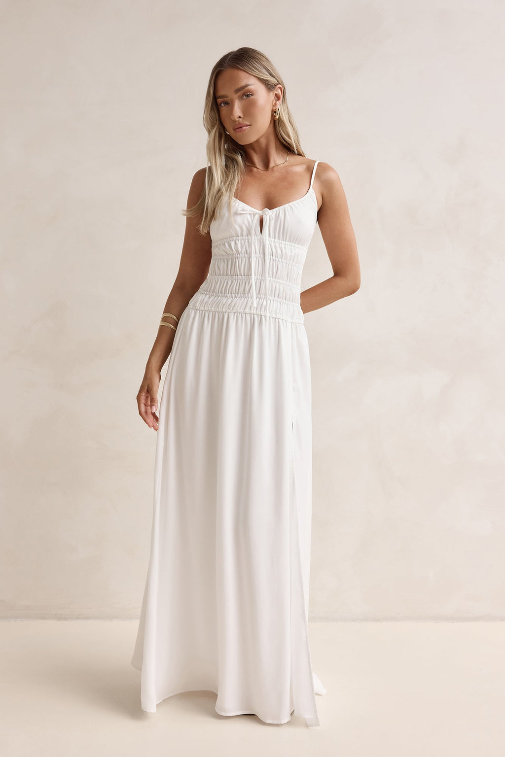 Sunbeam Days Maxi Dress White