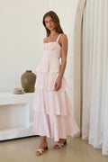 In Your Orbit Maxi Dress Pink