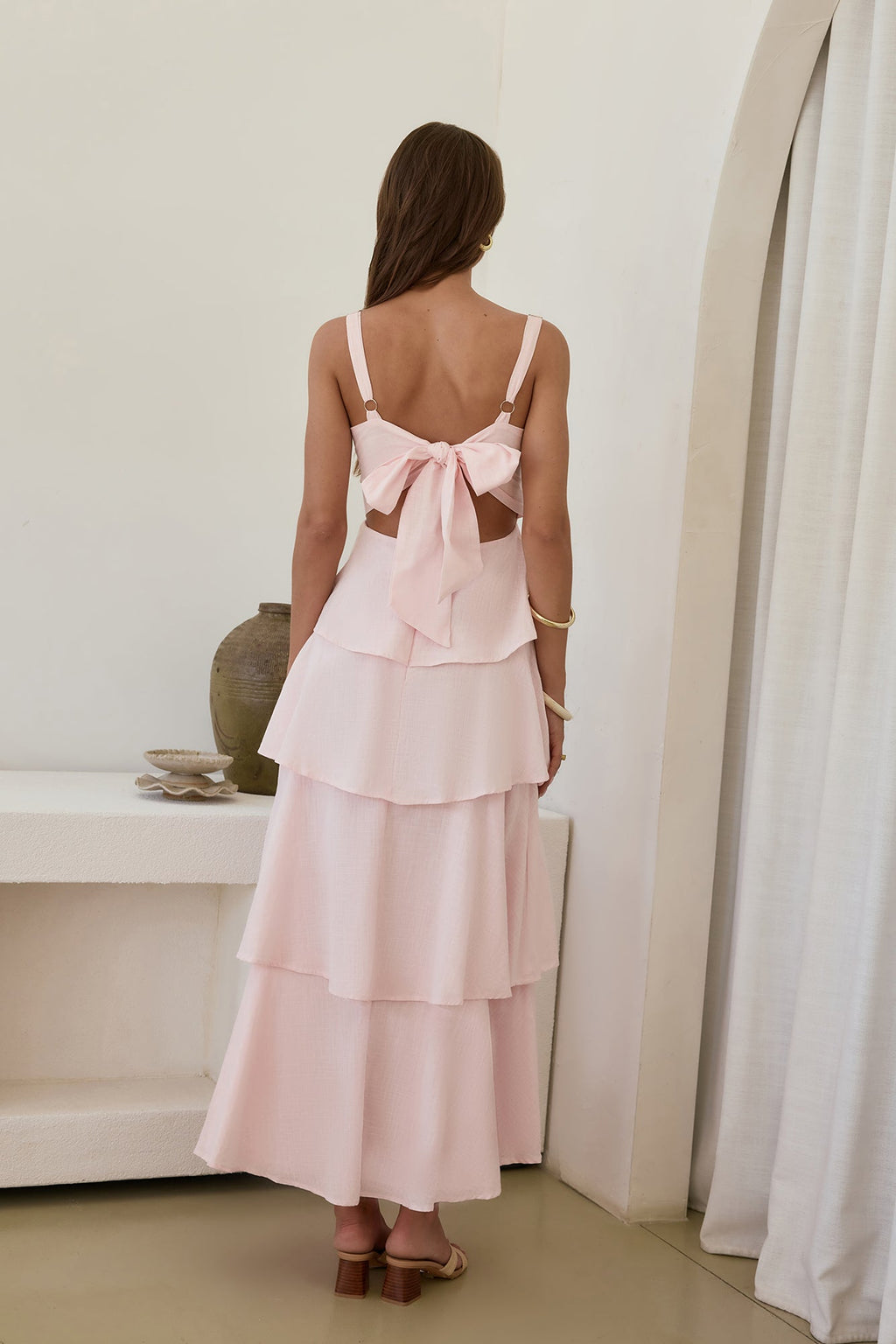 In Your Orbit Maxi Dress Pink