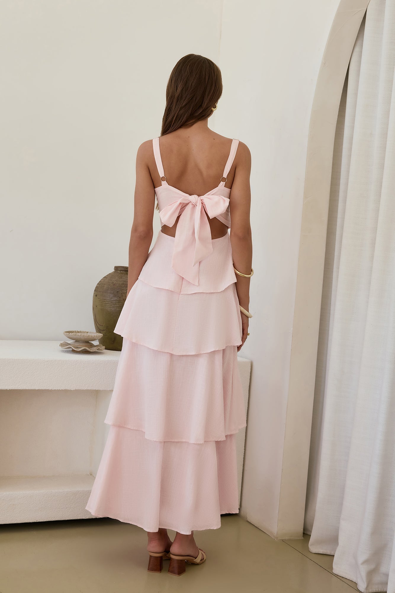 In Your Orbit Maxi Dress Pink