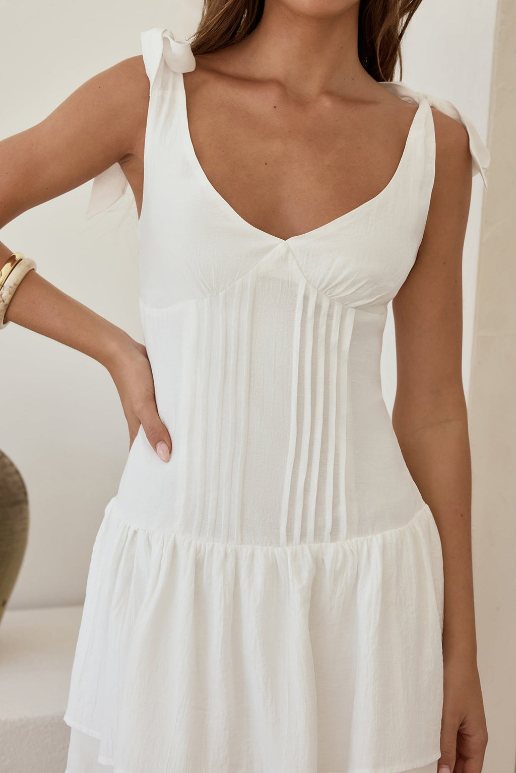 Heatwave Kiss Mini Dress White