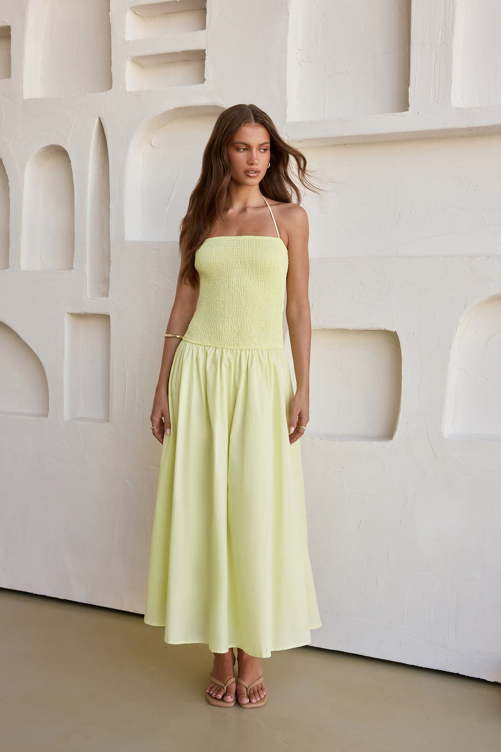 Blessed Destiny Maxi Dress Yellow