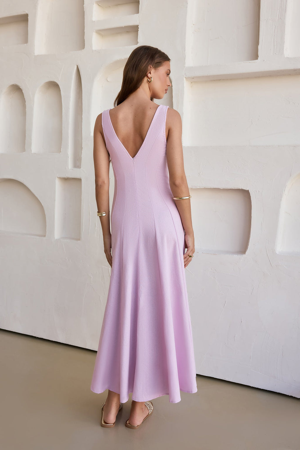 Open Meadows Maxi Dress Lilac