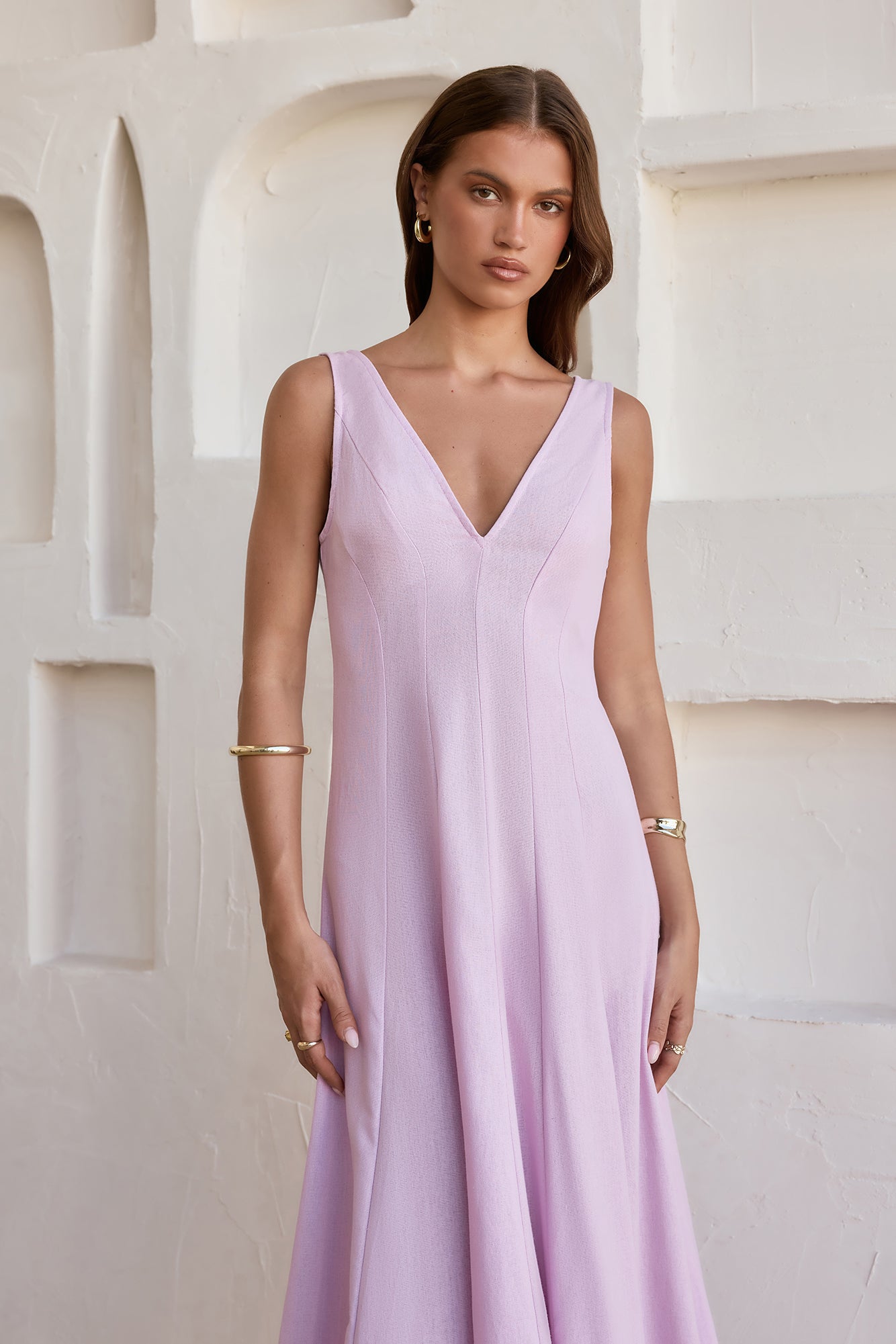 Open Meadows Maxi Dress Lilac