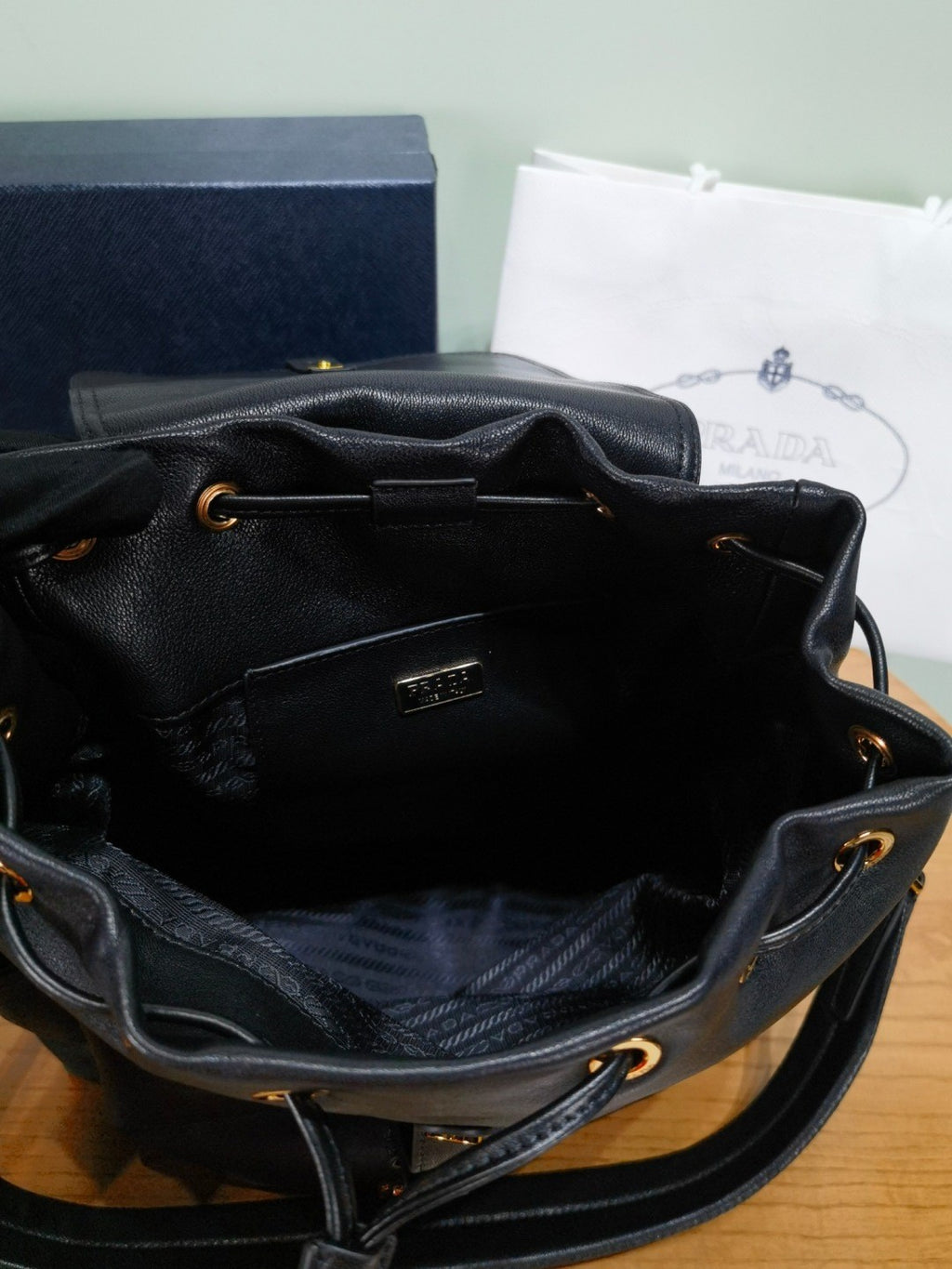 Prada Autumn/Winter 2025 Explore Collection Nappa Leather Backpack Shoulder Bag 1BZ080 Bags #82541A