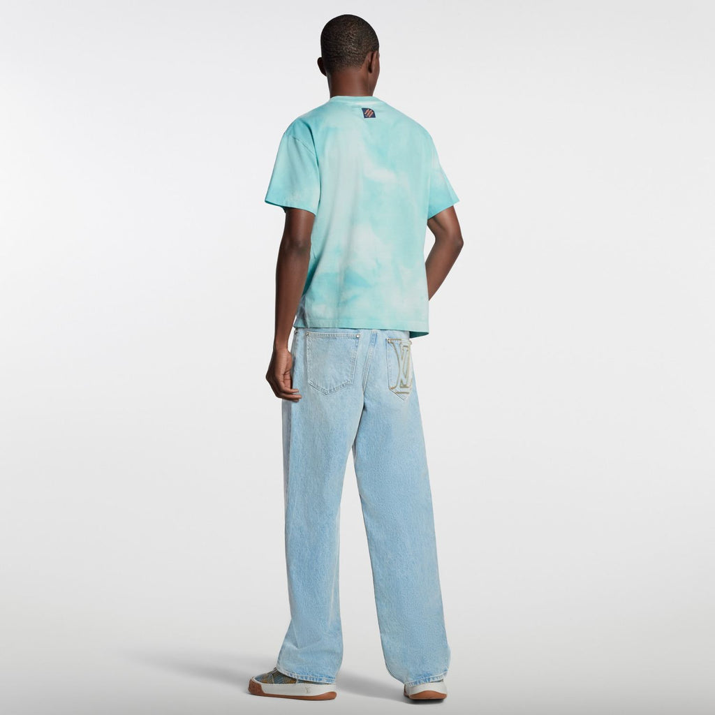Louis Vuitton Tie-Dye Printed T-Shirt #337261