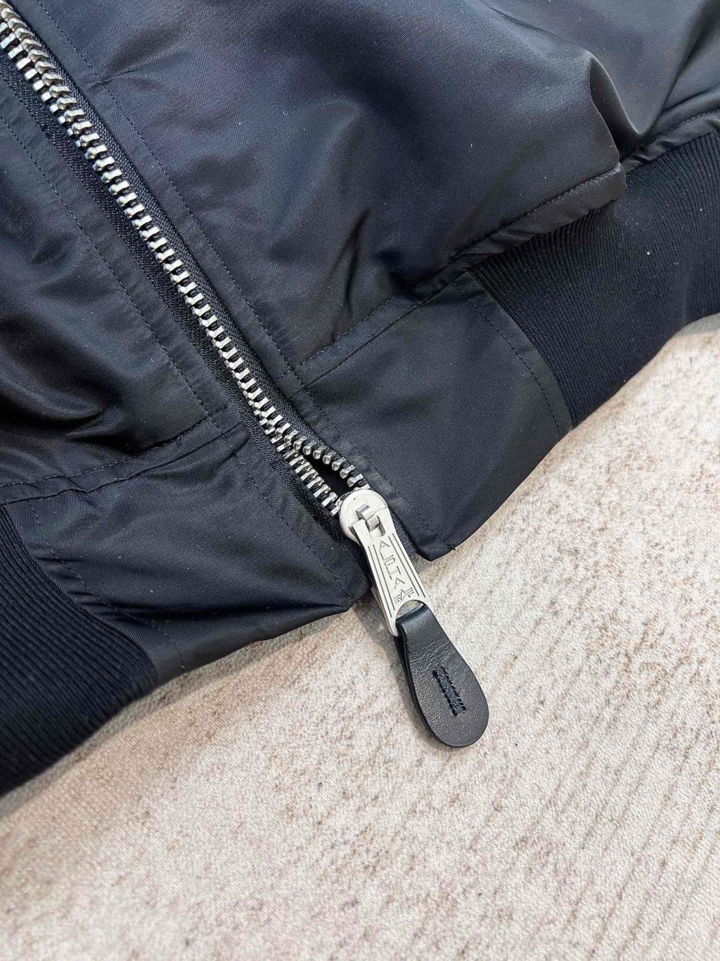 Vetements Embossed Letter Zip Sports Jacket #96689