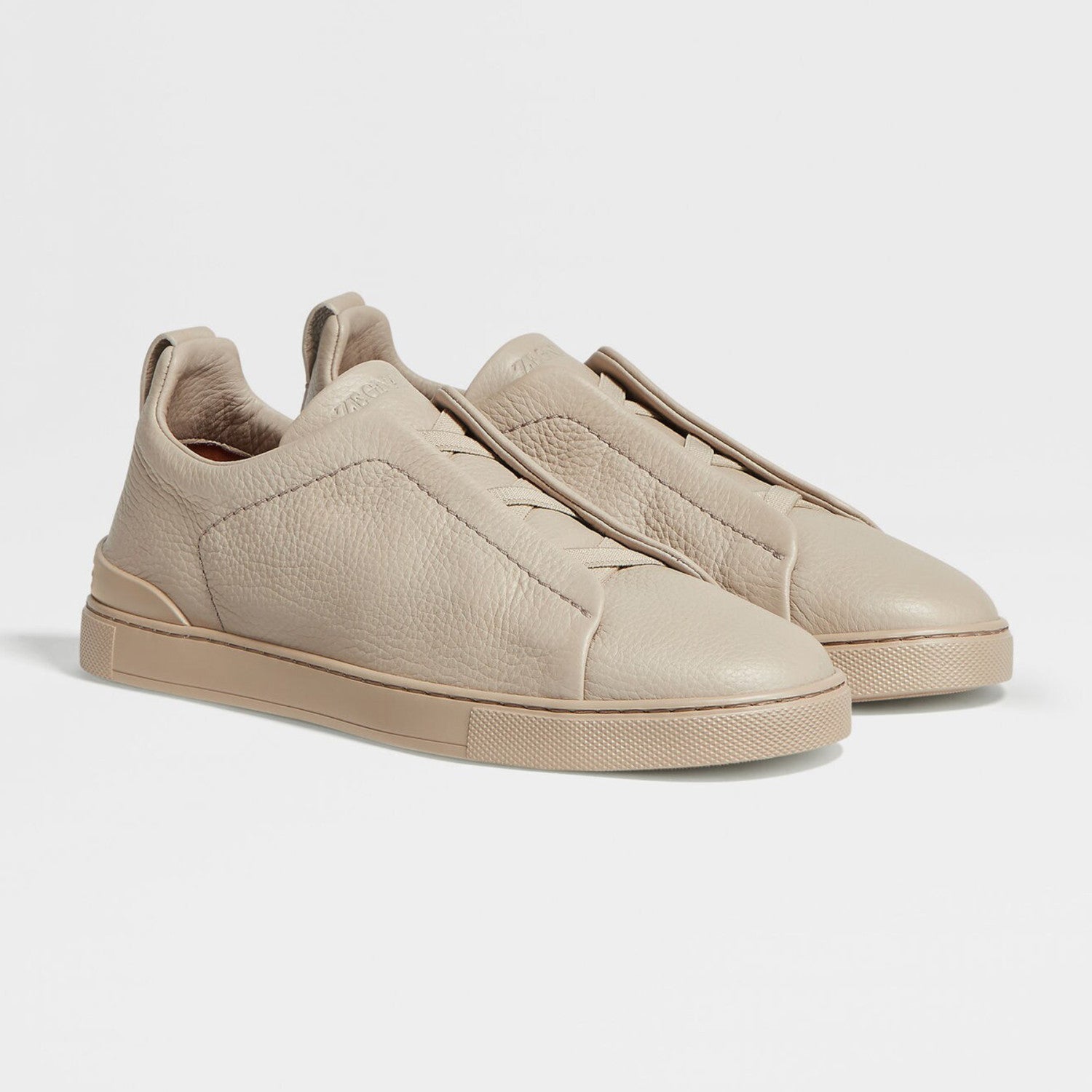 Ermenegildo Zegna TRIPLE STITCHâ„?SECONDSKIN Luxury Casual Shoes Men's All-Season Genuine Leather Fashion Footwear Lace-Free Comfort Shoes #81456