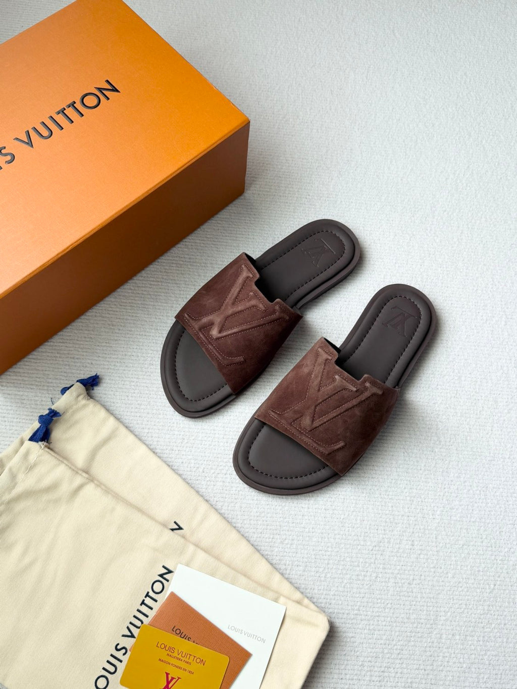 LOUIS VUITTON LV Portofino Mule Men Shoes#379795