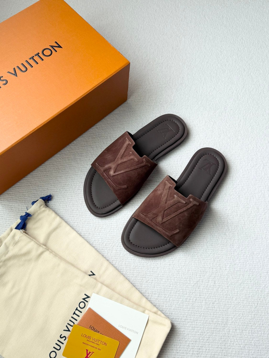 LOUIS VUITTON LV Portofino Mule Men Shoes#379795