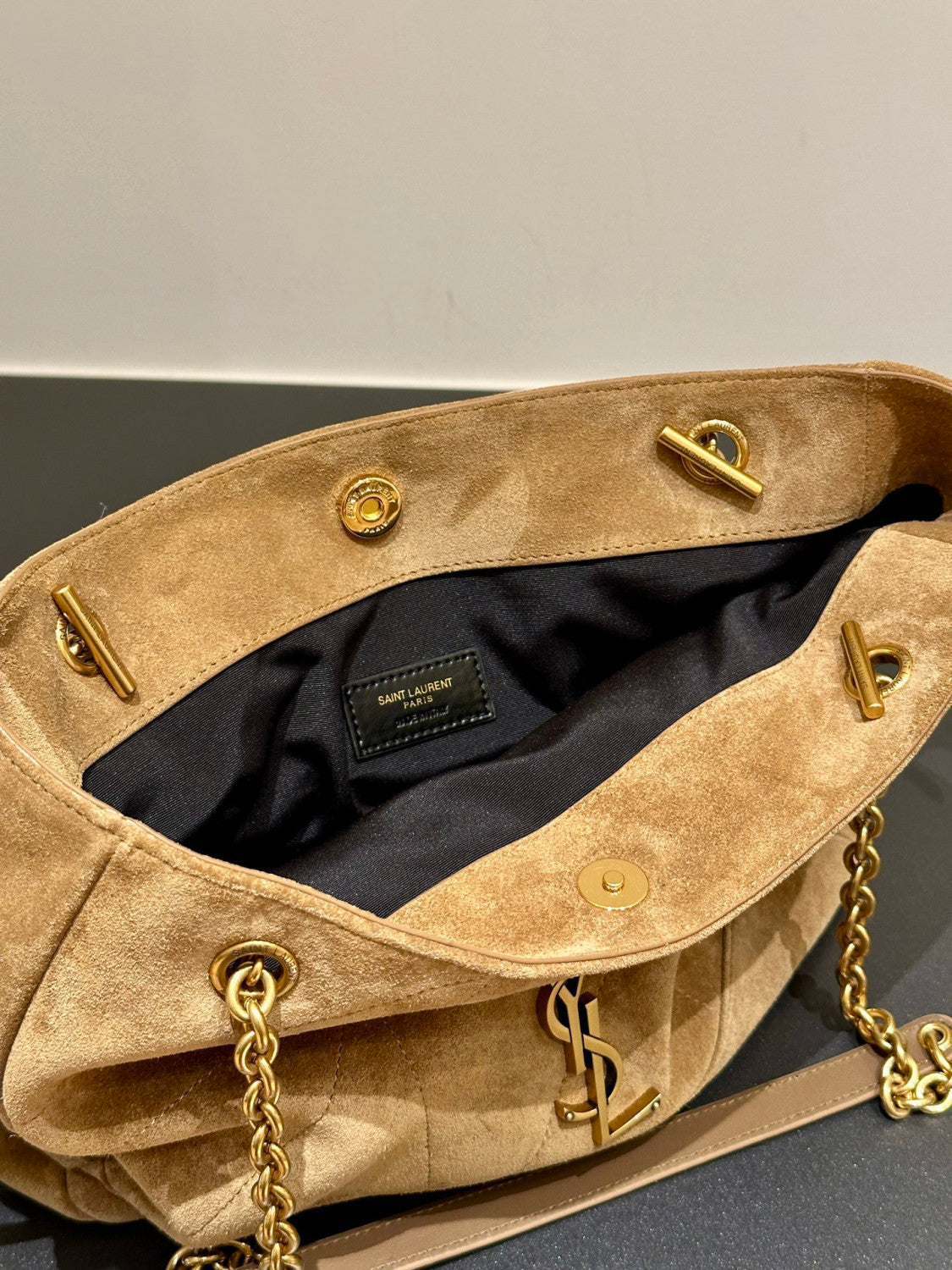 Small Jamie Shopping Lambskin Bordeaux Saint Laurent #334473