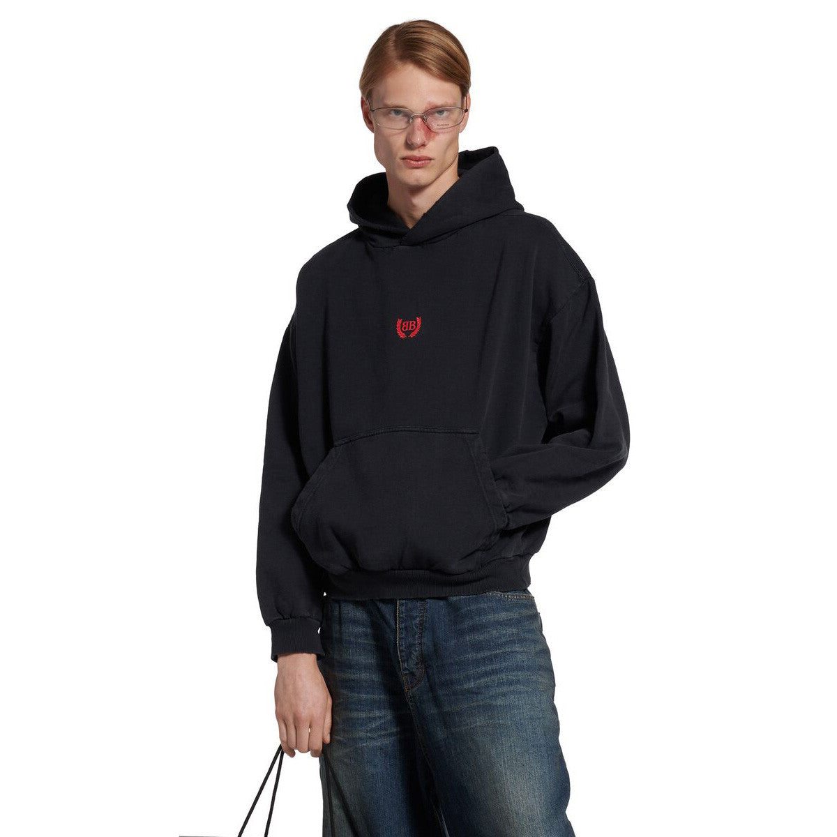 Balenciaga LAUREL CLASSIC HOODIE Men's And Women's Spring/Fall Fashion Casual Solid-Color Hooded Long Sleeve Sweatshirt #78577