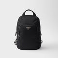 Prada Men's Solid Color Fashion Casual Triangle Logo Recycled Nylon Backpack Bags #78271