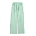 Balenciaga Men's & Women's Striped Elastic Waist Cotton Solid Color Loose-Fit Pajama Pants All-Season Casual Long Pants Ngvp #2346