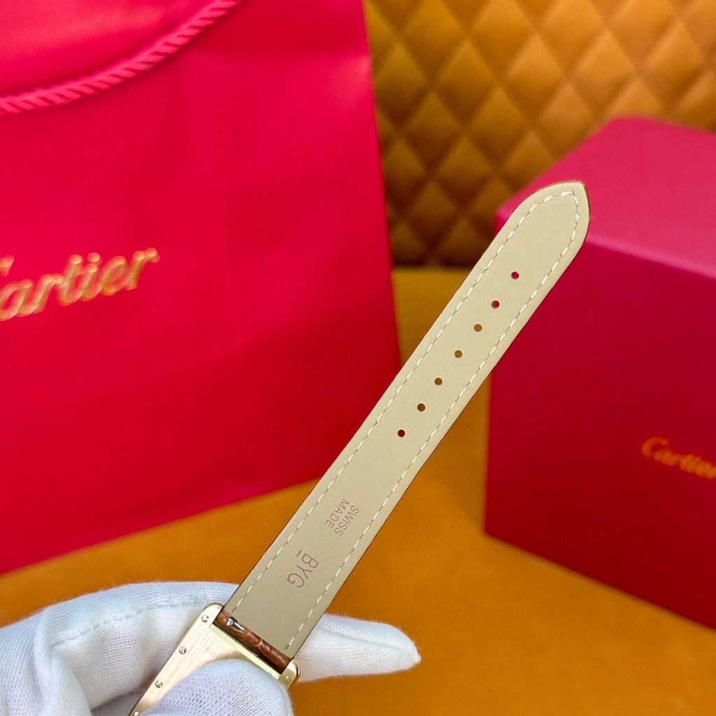 Cartier Tank Series Fashion Strap Watch #21767