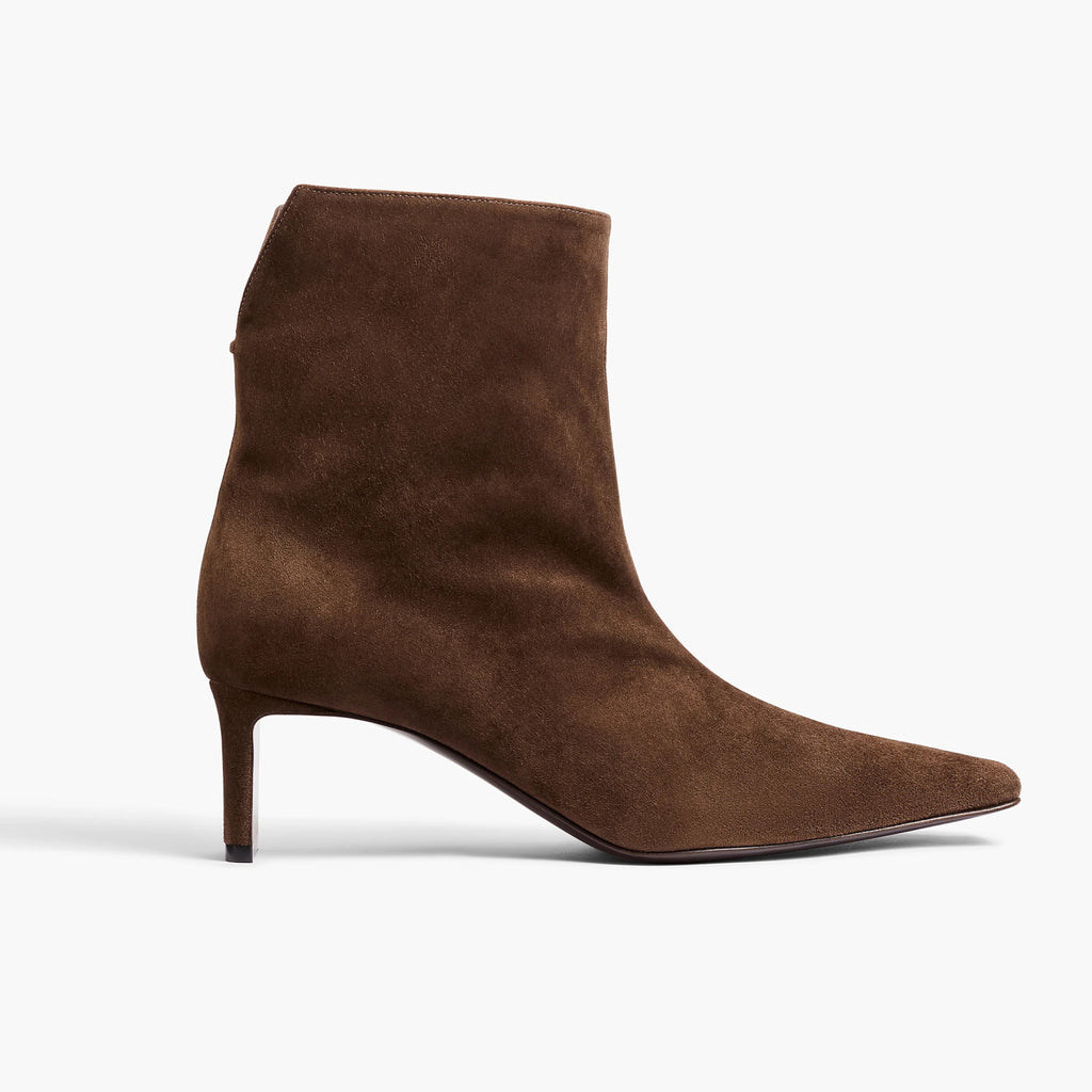 Khaite Ona Ankle Boot  Women's Fashionable Autumn/winter Mid-calf Boots Stylish Fashionable And Sexy Snake-print Short Shoes #2171