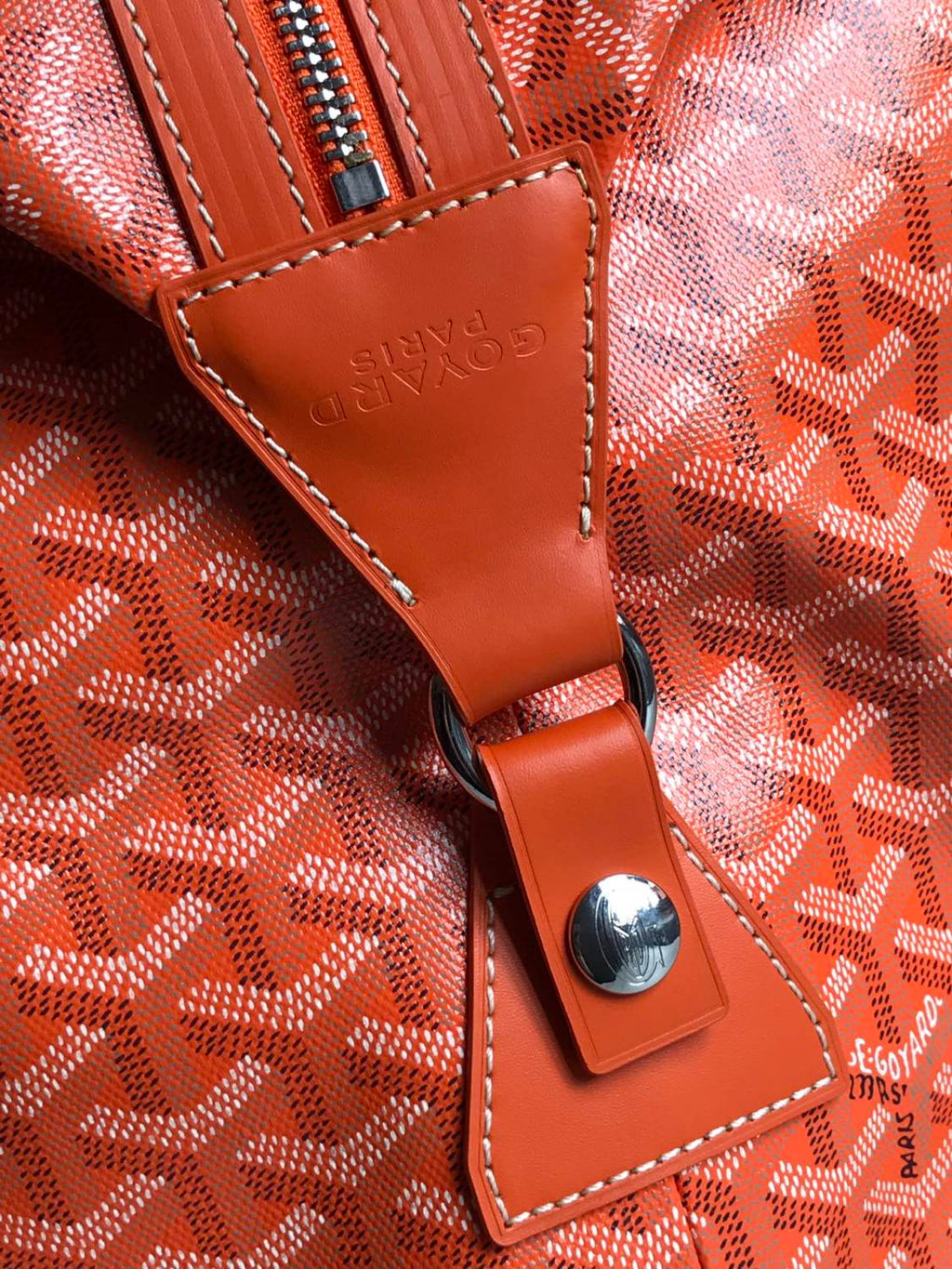GOYARD Bowling45 Men's And Women's Fashion Classic All-over Print Zipper Closure Canvas Leather Oversized Travel Bag Bags BOWLIN045TY33CL33P #78364