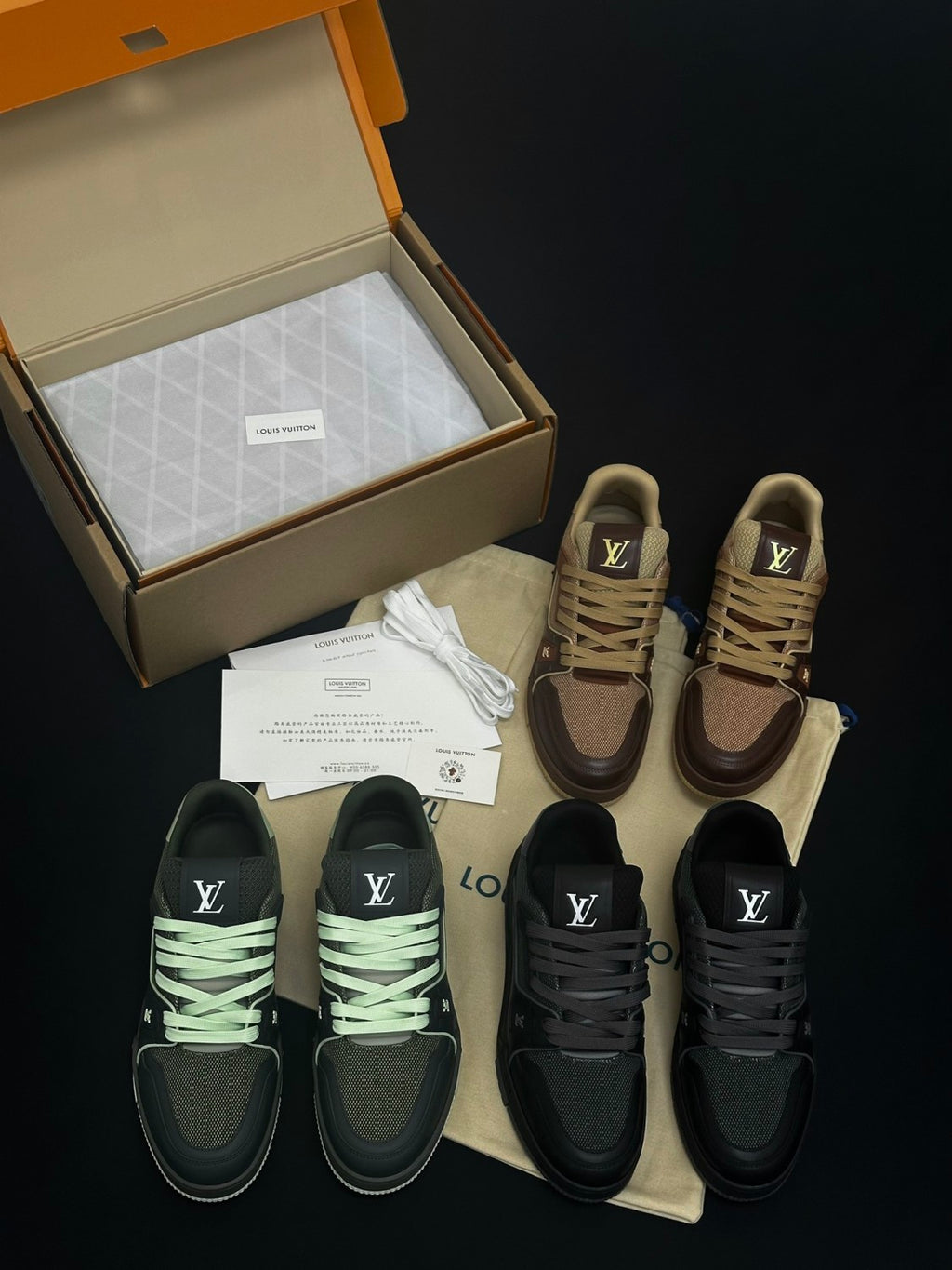 LOUIS VUITTON LV Trainer Sneaker Shoes #378550