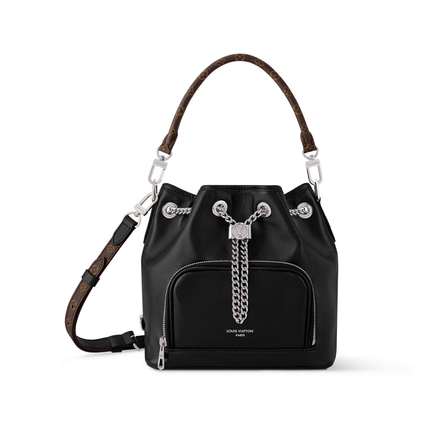 Louis Vuitton NO WAY VIBE Women's Metallic Accessories Slide Decoration Solid Colour Sheepskin Shoulder Handbag Bag Bags #76635