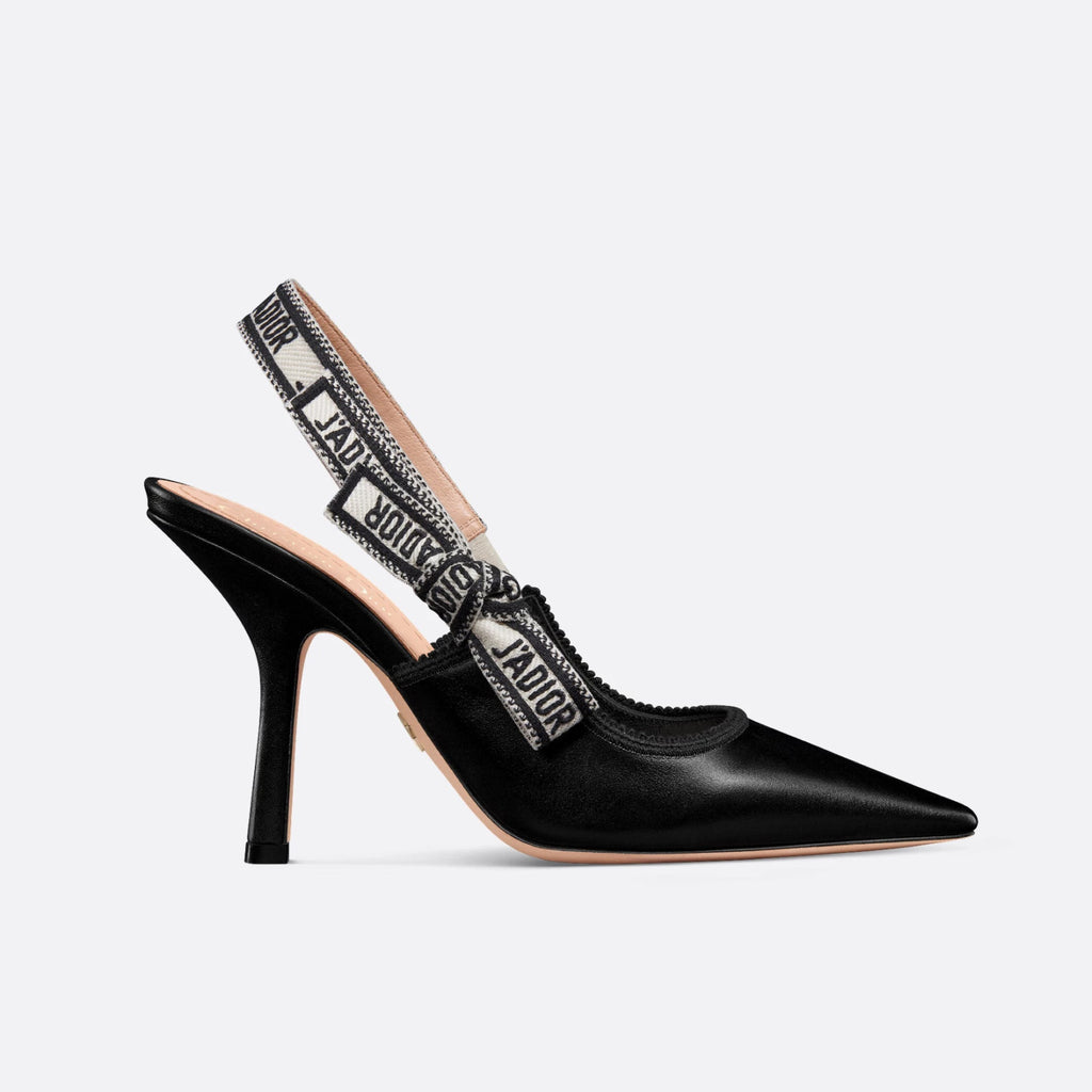 Dior Toujours Women's Summer Solid Color Pointed Toe Closed Toe Fine Heel Breathable Leather High Heel Shoes #77265