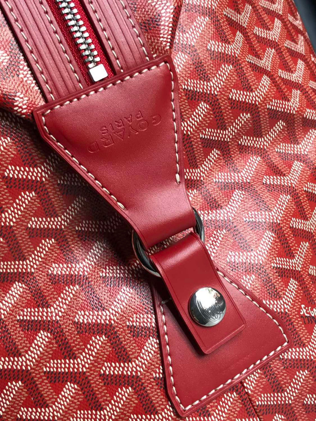 GOYARD Bowling45 Men's And Women's Fashion Classic All-over Print Zipper Closure Canvas Leather Oversized Travel Bag Bags BOWLIN045TY33CL33P #78364