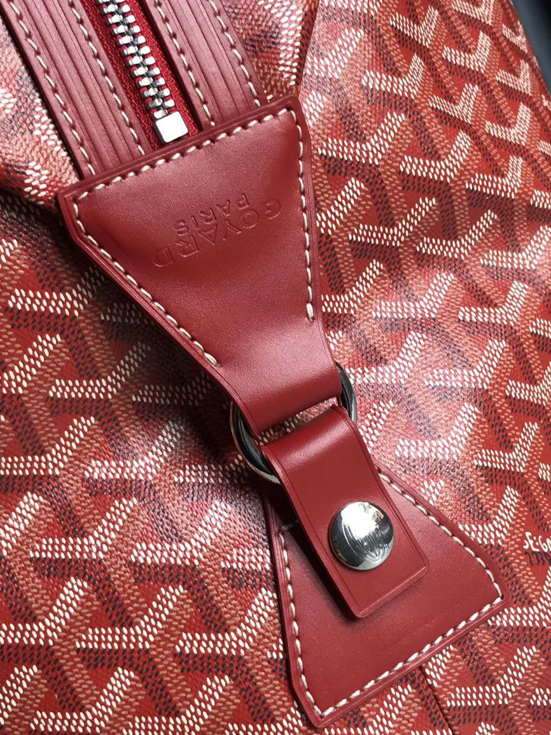 GOYARD Bowling45 Men's And Women's Fashion Classic All-over Print Zipper Closure Canvas Leather Oversized Travel Bag Bags BOWLIN045TY33CL33P #78364