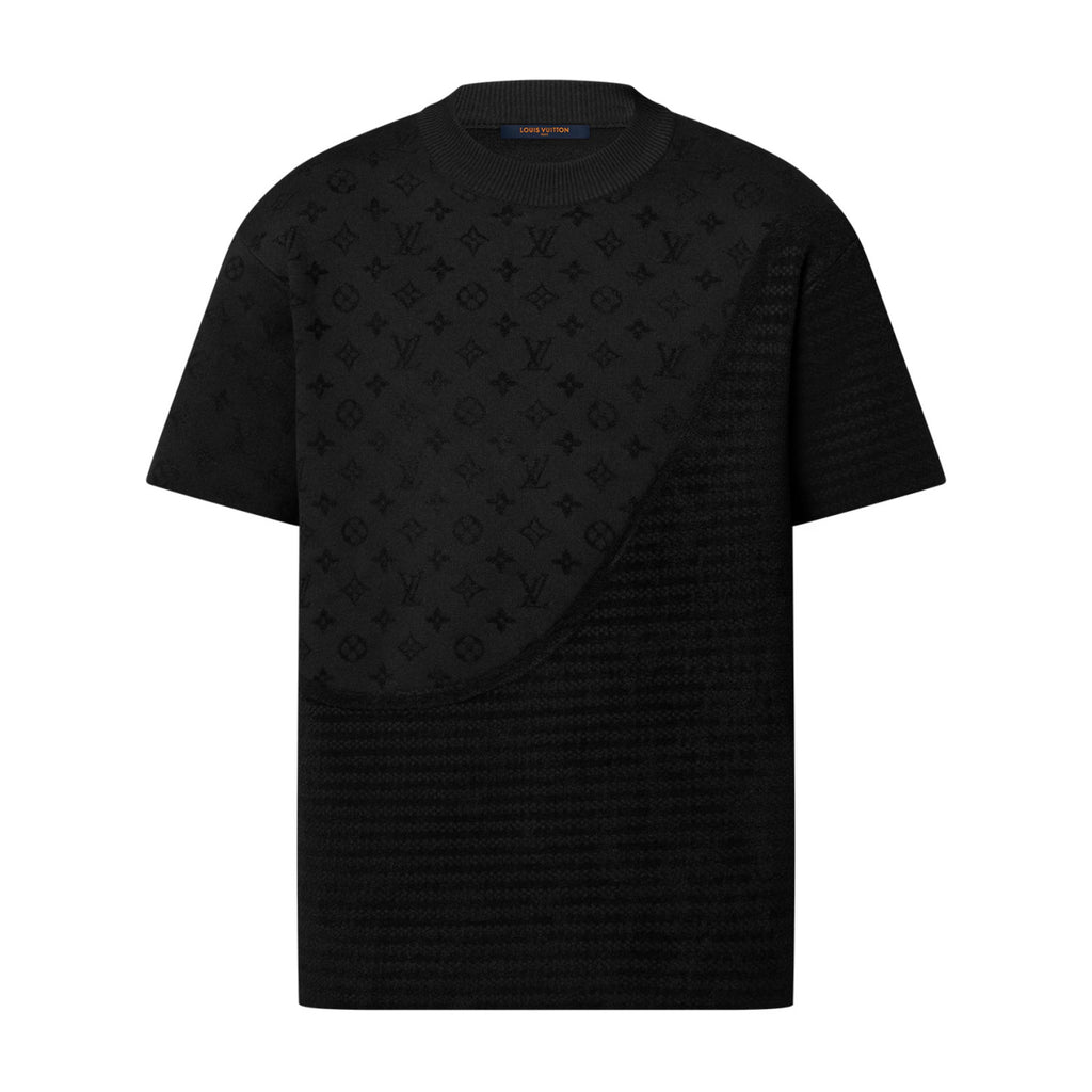 Louis Vuitton Men's Summer Solid Color Letter Printed Cotton Round Neck Short Sleeve T-Shirt Casual Shorts Set Suit #75316