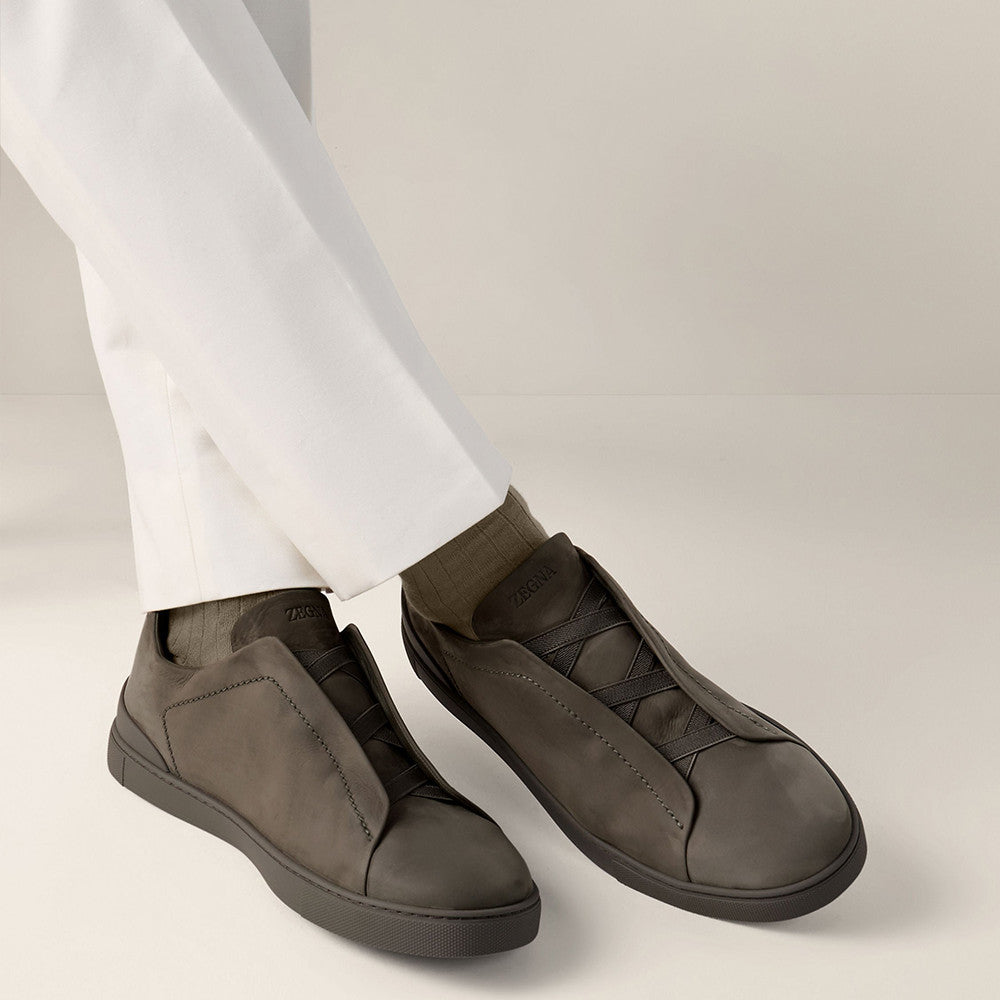 Zegna Triple Stitch SECONDSKIN Sneakers #384728
