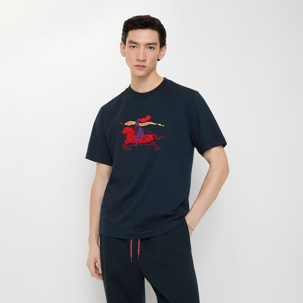 Burberry EKD Cotton T-shirt Navy #336017