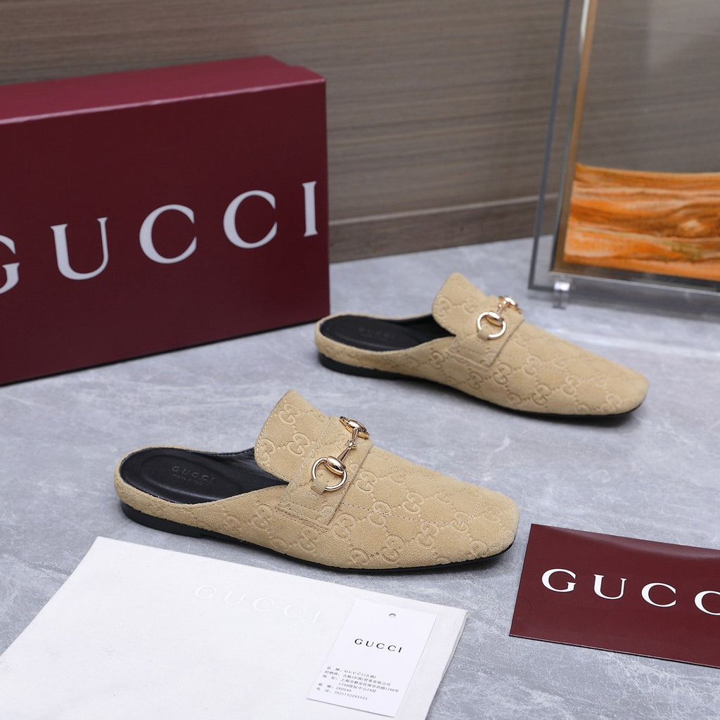 Gucci Flat Loafers Slippers #388039