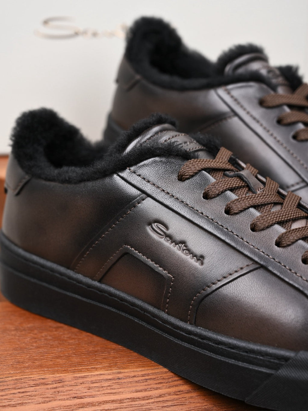 Santoin SS25 Men's Casual Sneakers Retro Velvet Moral Training Shoes #332681