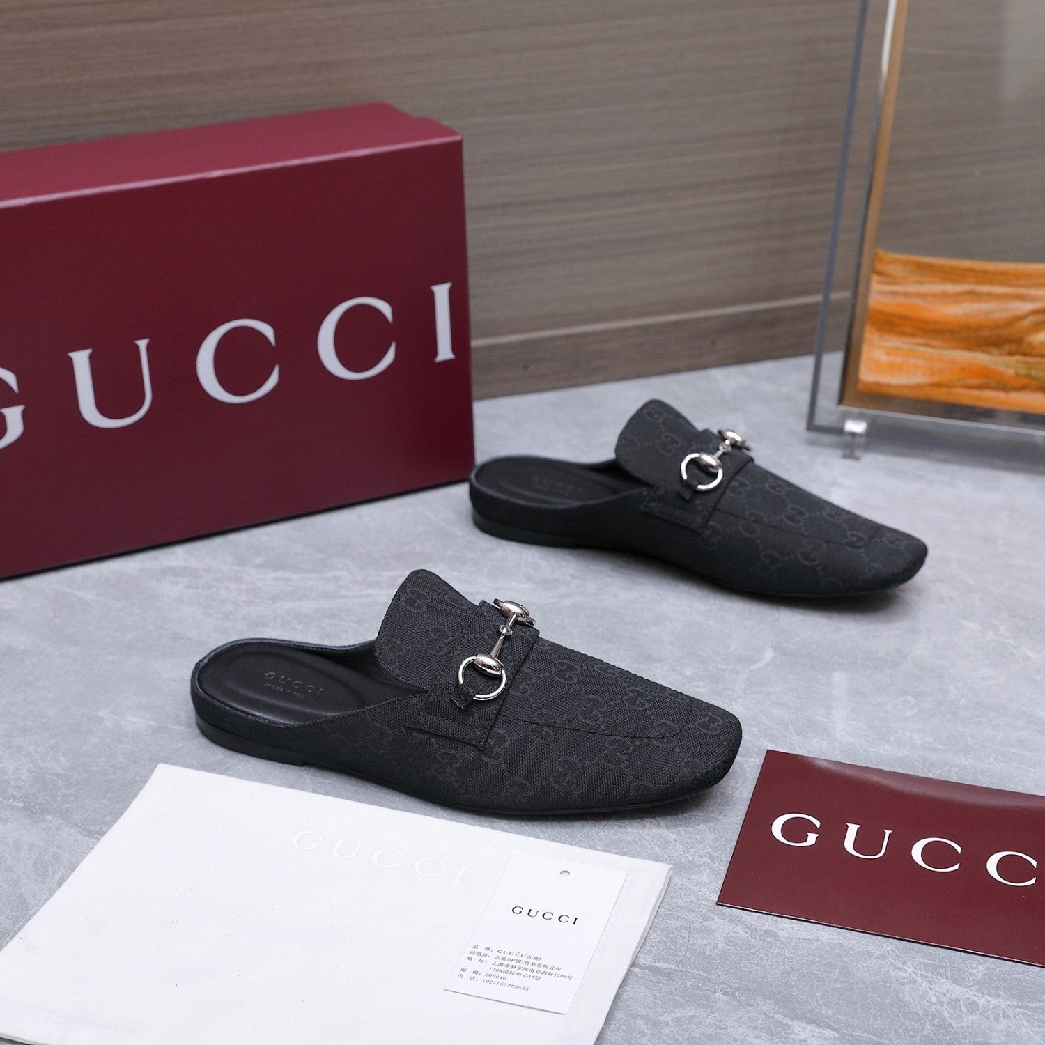 Gucci Flat Loafers Slippers #388039