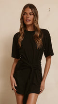 Jade Mini Dress - Black