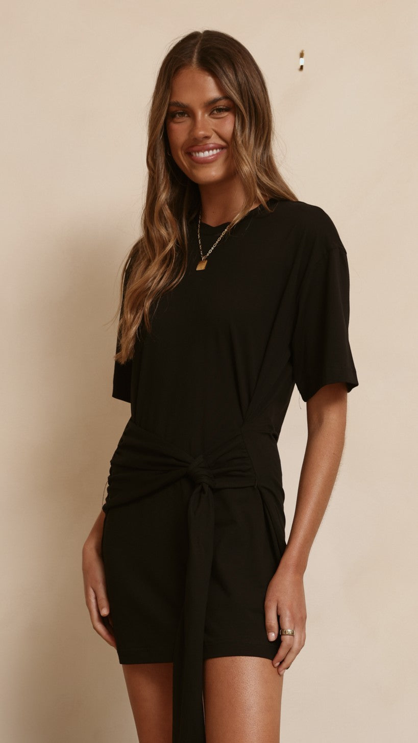 Jade Mini Dress - Black