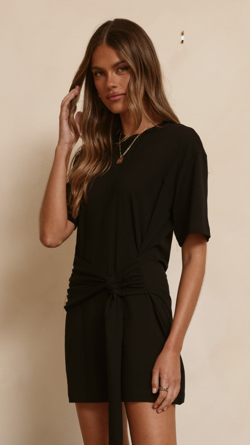 Jade Mini Dress - Black