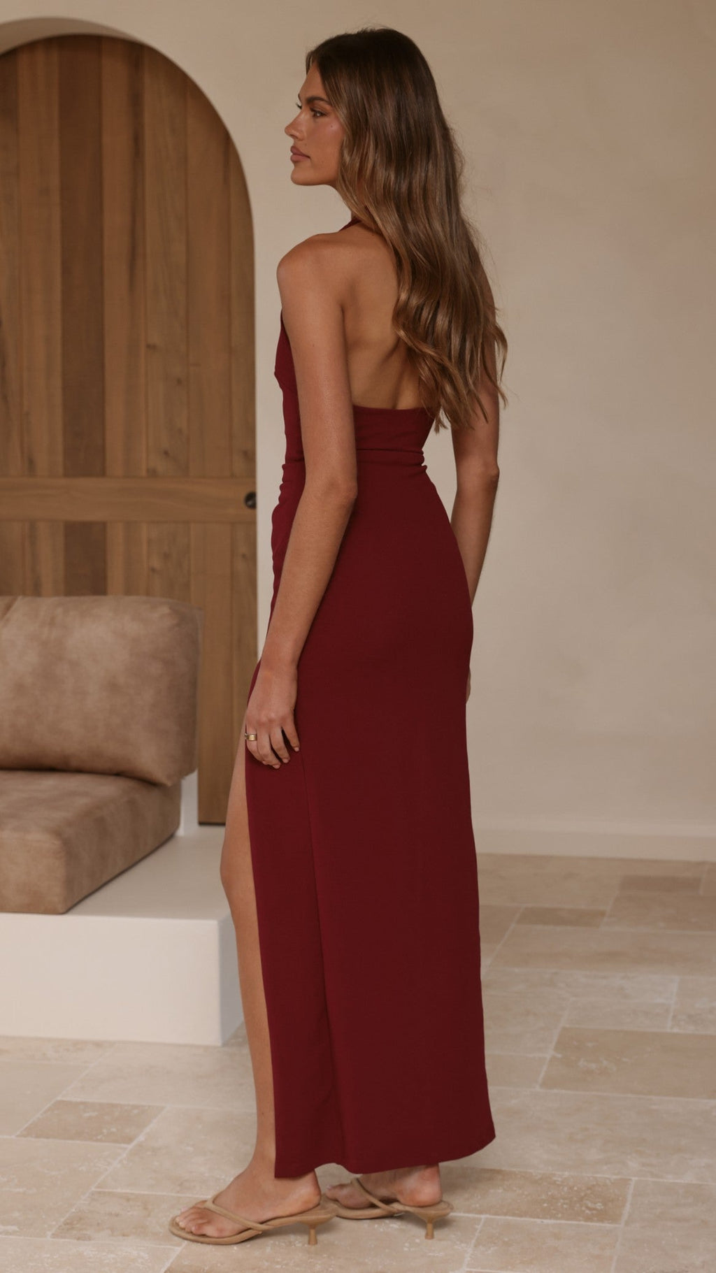 Jessica Maxi Dress - Wine