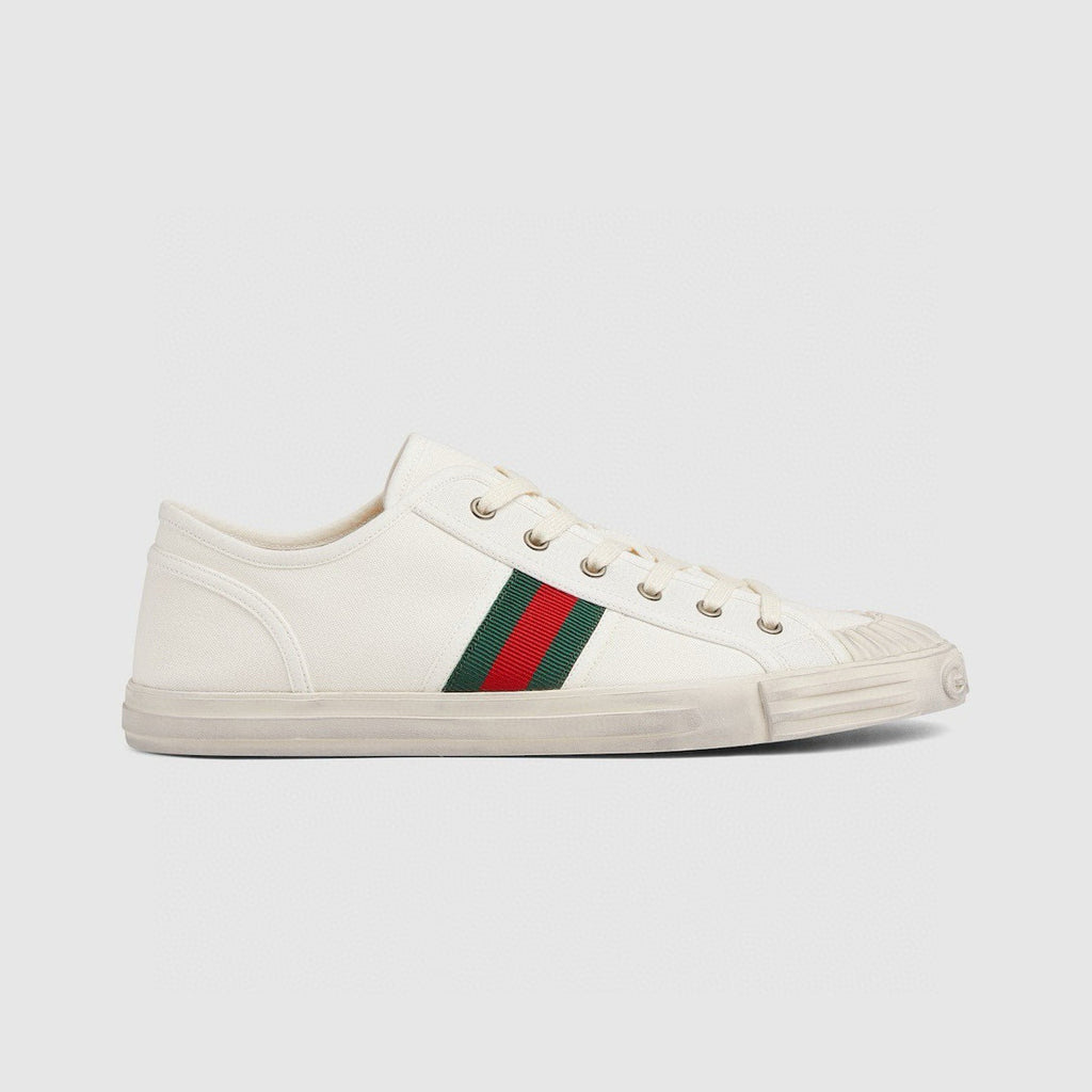 Gucci Men's Round Toe Comfort Webbing Thick Sole Low Top Sneakers Shoes #76413