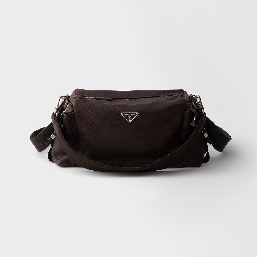 PRADA Black Prada Explore Leather Bag #379559
