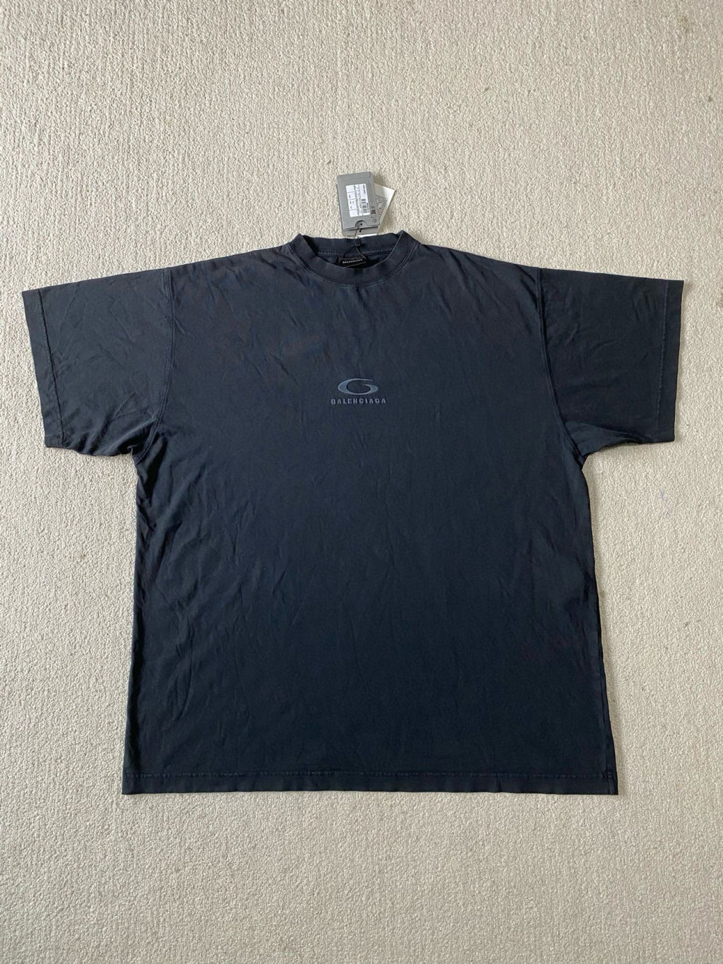 Balenciaga ﻿﻿LOOP SPORTS ICON Men's Summer Fashion Casual Crew Neck Pullover Solid Color Embroidered Crew Neck Short Sleeve T-Shirt #78872