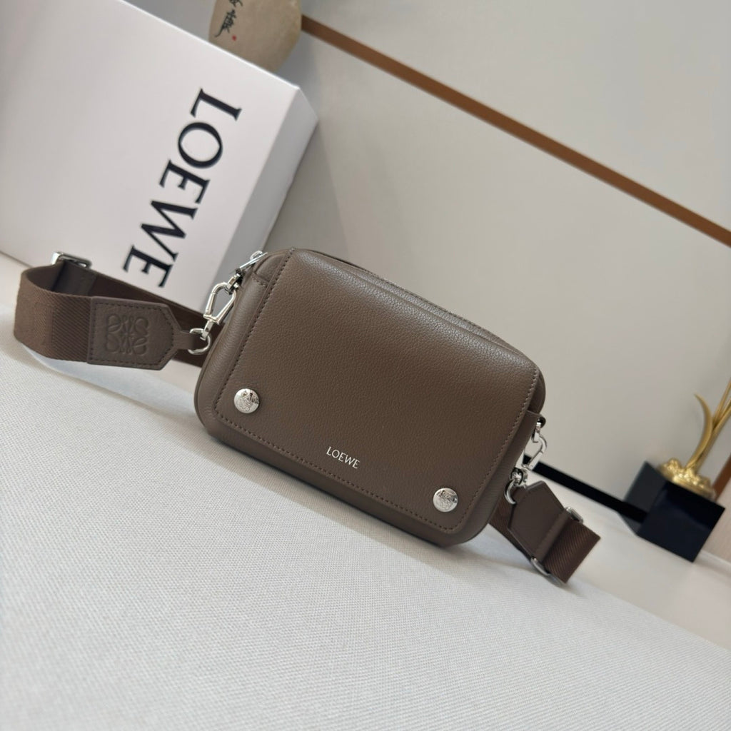 Dior Soft Pebble-grain cowhide leather messenger bag Bags 1LLSH260KEN_H720 #82506A