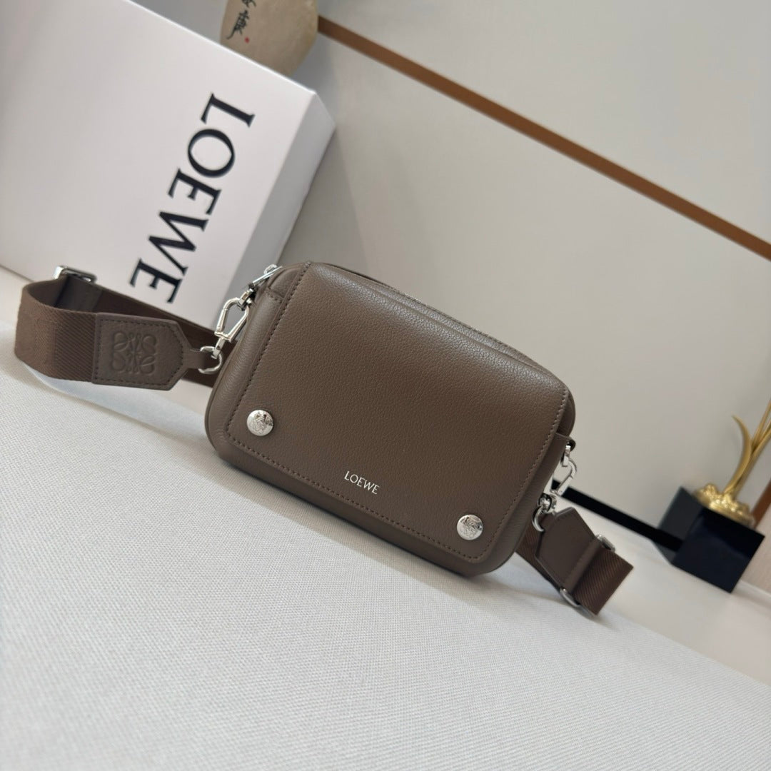 Dior Soft Pebble-grain cowhide leather messenger bag Bags 1LLSH260KEN_H720 #82506A