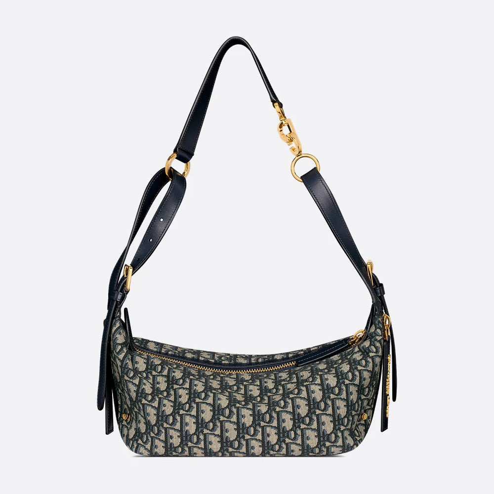 Dior D-Journey Women's Fashion Classic Vintage Leather Print Small Handbag Shoulder Bag Crossbody Bag Bags M2416UBUQ_M030 #79137