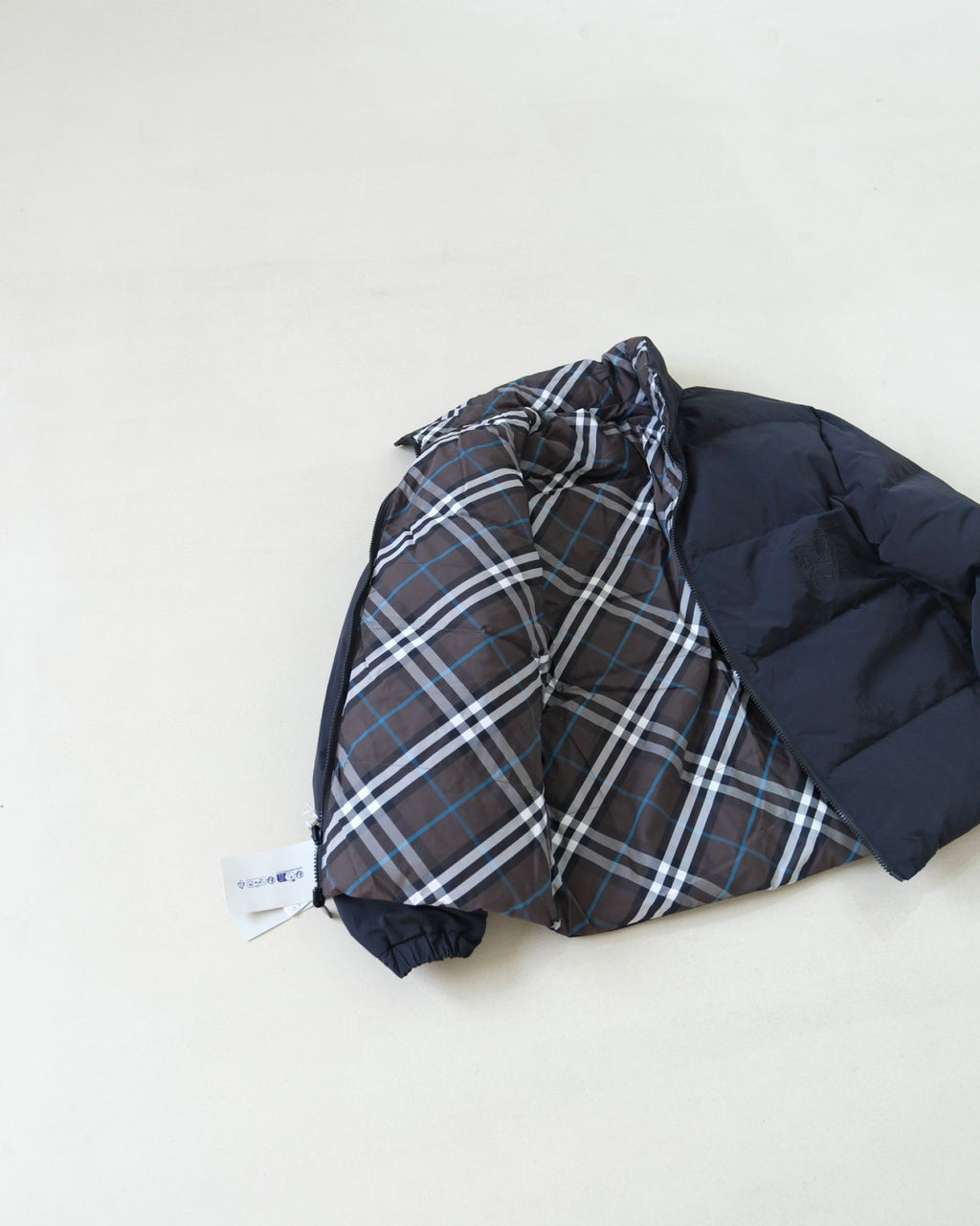 Burberry Reversible Check Nylon Puffer Jacket  #334021