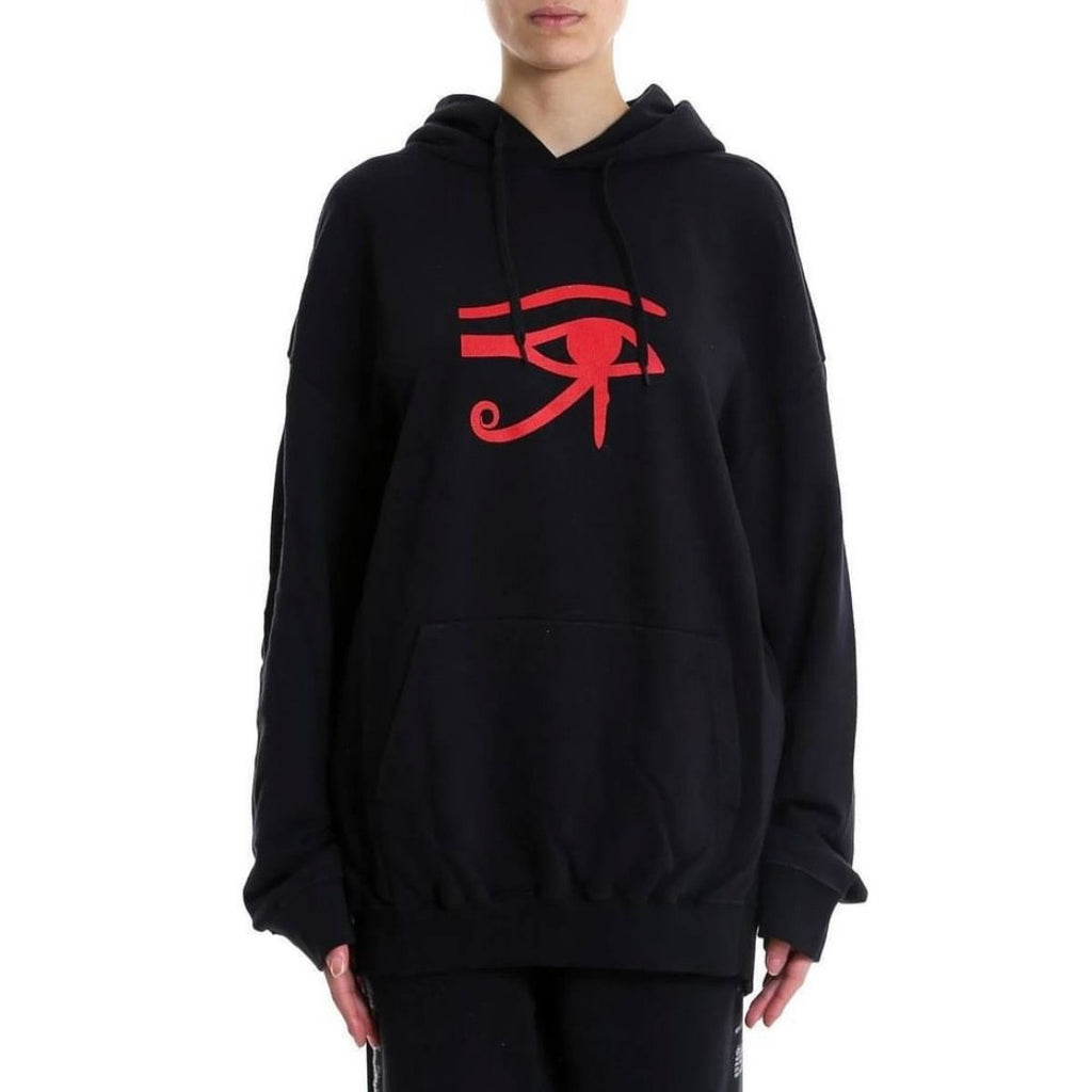 Vetements Men's Women's Spring And Autumn Dark Style Eyewear Printed Design Sense Trendy Trendy Single Cool Handsome Black Hoodie Peplum Pullover Sweatshirt Ngvp #1128