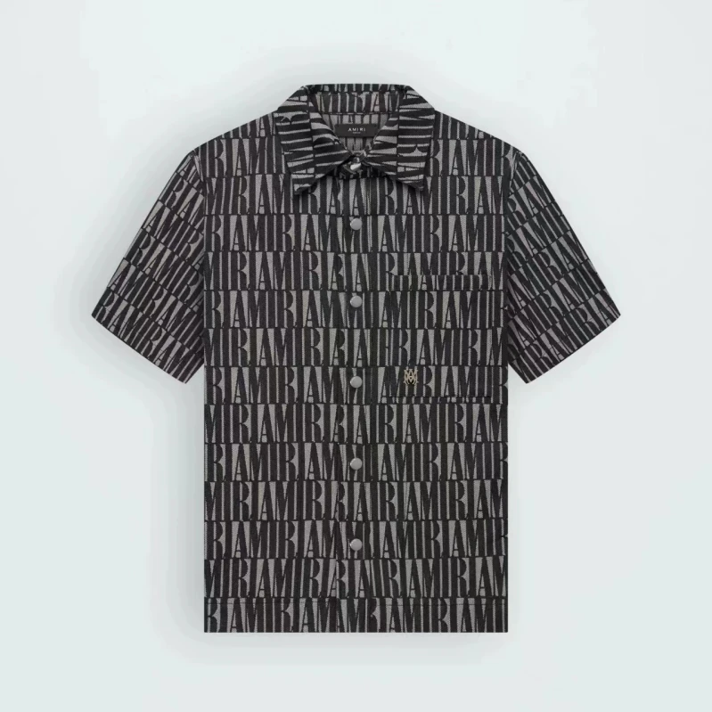 Amiri Short sleeved buttoned shirt T-shirt #94741